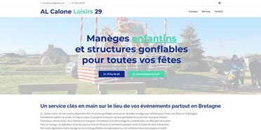 Site one-page AL Calone Loisirs 29