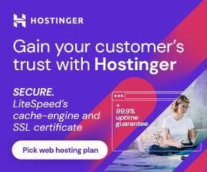 Hostinger web host for Joomla