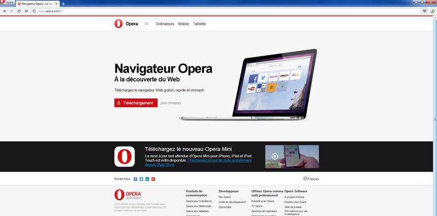 Opera navigateur Internet