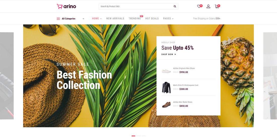 Arino Template e-commerce pour Joomla