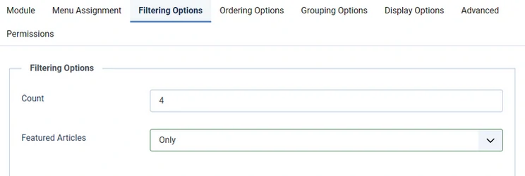 Joomla module articles category