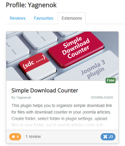 Joomla 3 plugin SDC par Yagnenok
