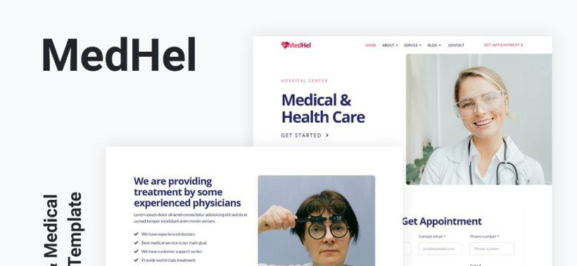 MedHel - Health & Medical Joomla 4 Template