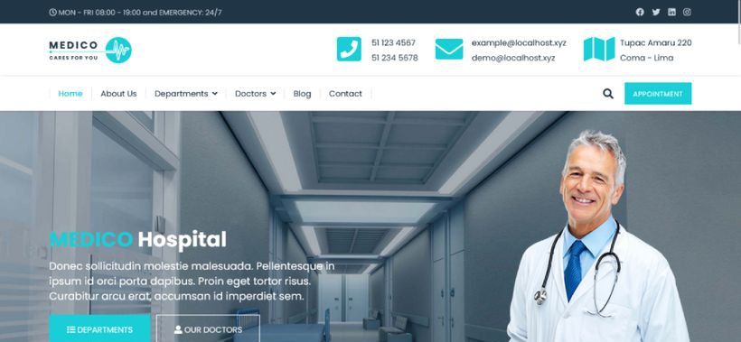 Medico - Joomla 4 Template For Healthcare With Prebuilt Websites