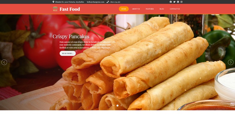 Fast Food - Joomla 4 Template for Restaurants, Fast Food Sites