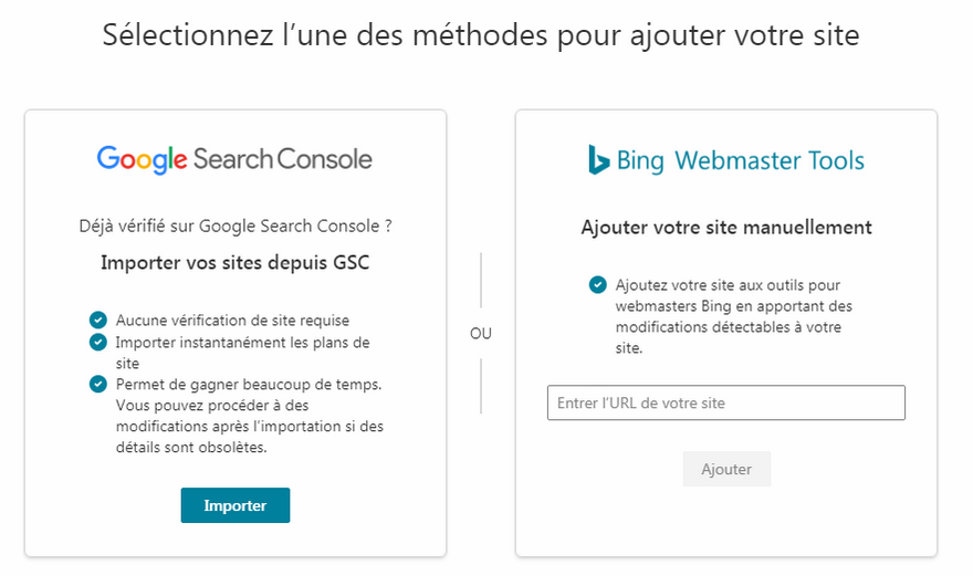 BWT - Import compte Google Search Console