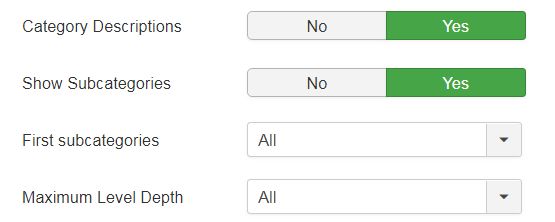 Multiples options