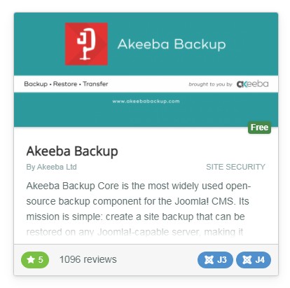 Vignette Akeeba Backup