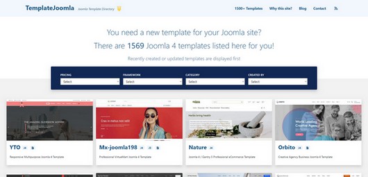 Templatejoomla.com - First and largest template directory