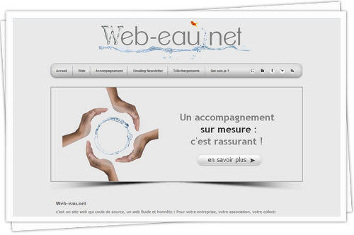 First web-eau.net's website