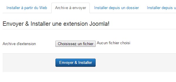 Extensions Joomla
