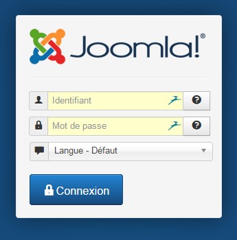 Personnalisation backend Joomla