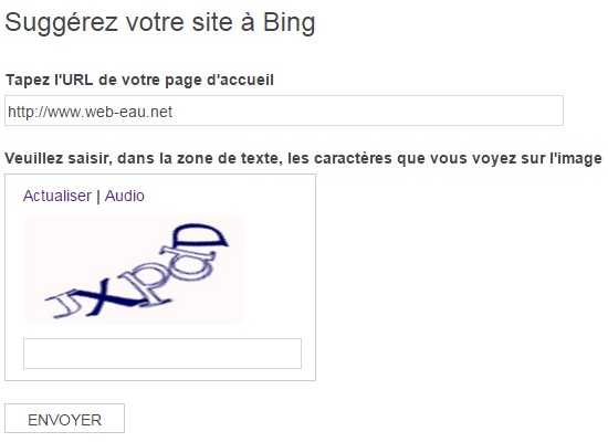 Bing webmaster tools