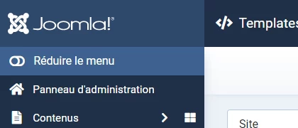 customisation administration Joomla 4