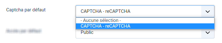 Configurer le plugin reCAPTCHA